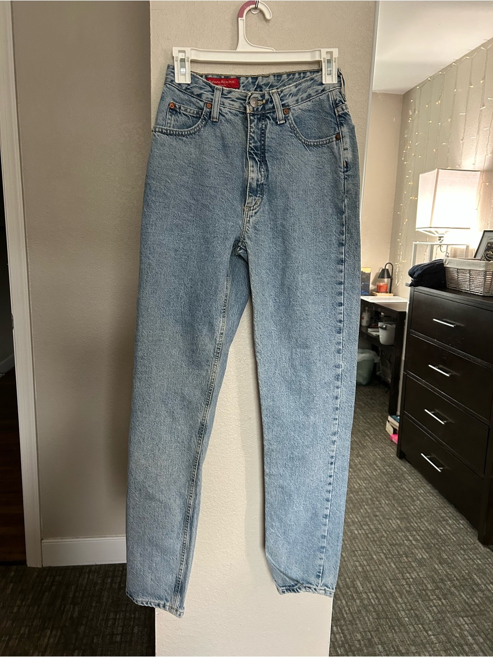 Vintage Banana Republic Classic High-Waist Light Blue Women’s Jeans size 4L